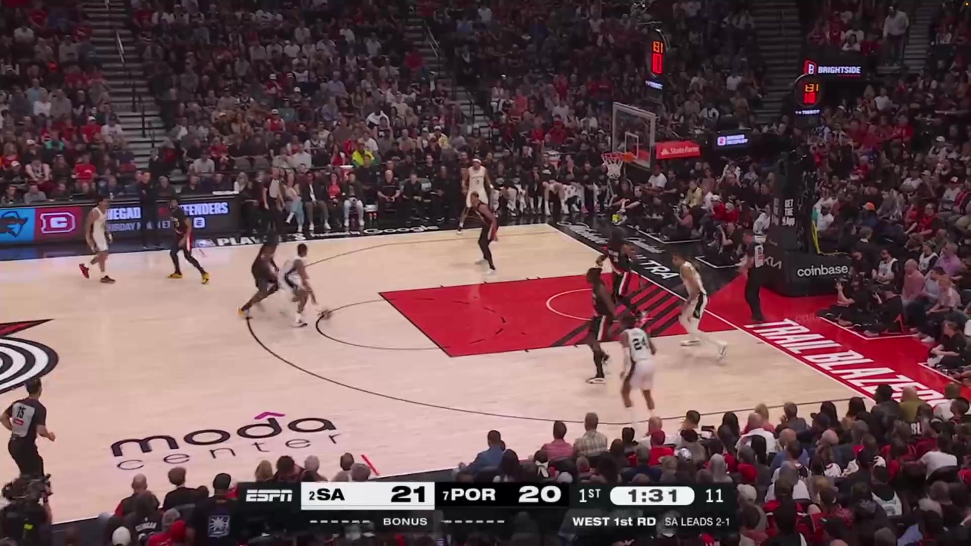 Timelord comes out of no where to block Fox leading to the layup on the other end