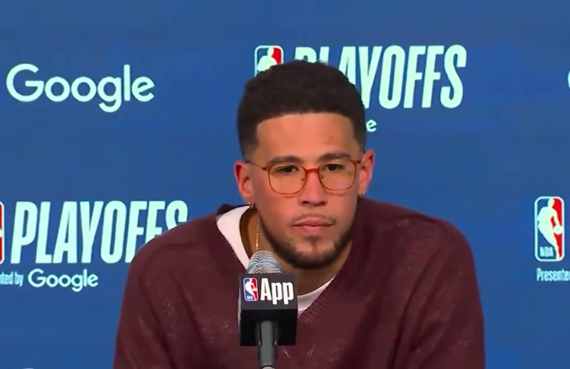 Devin Booker on what makes OKC a championship team You can't say anything without bringing up Shai He's the MVP of the league and he's playing the best basketball in the league for the past two years