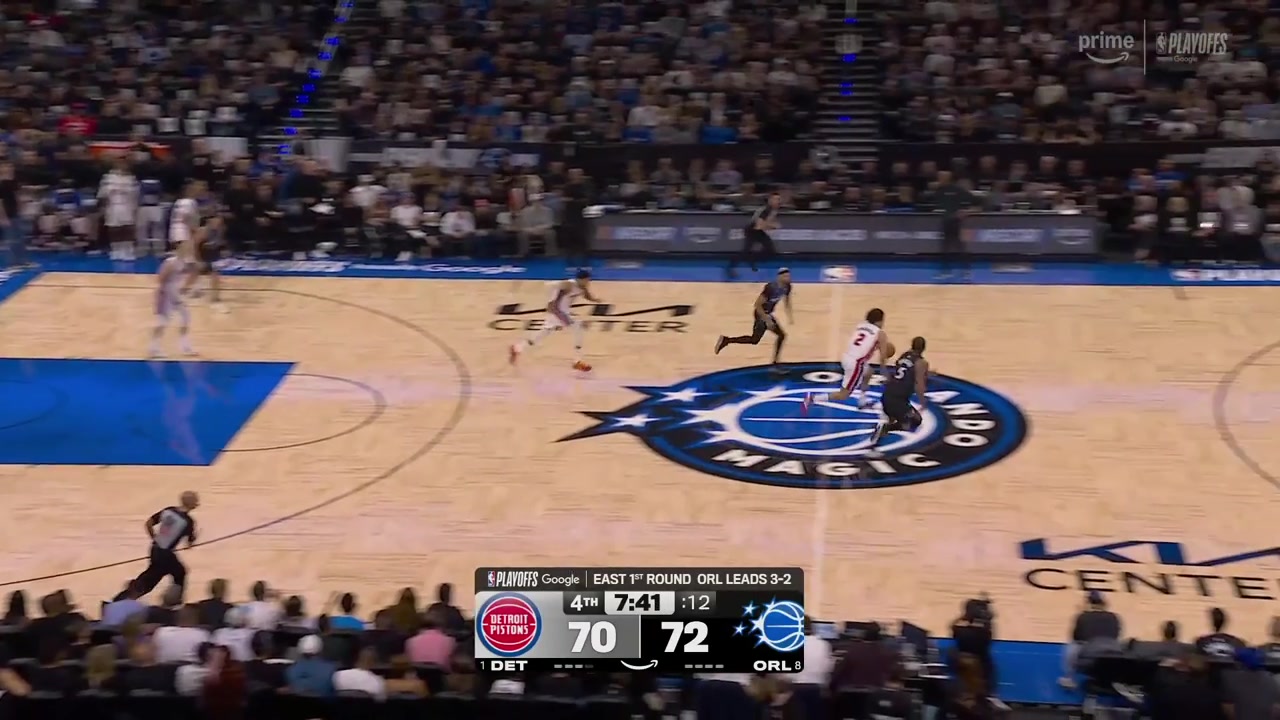 Cade gets a steal and ties the game