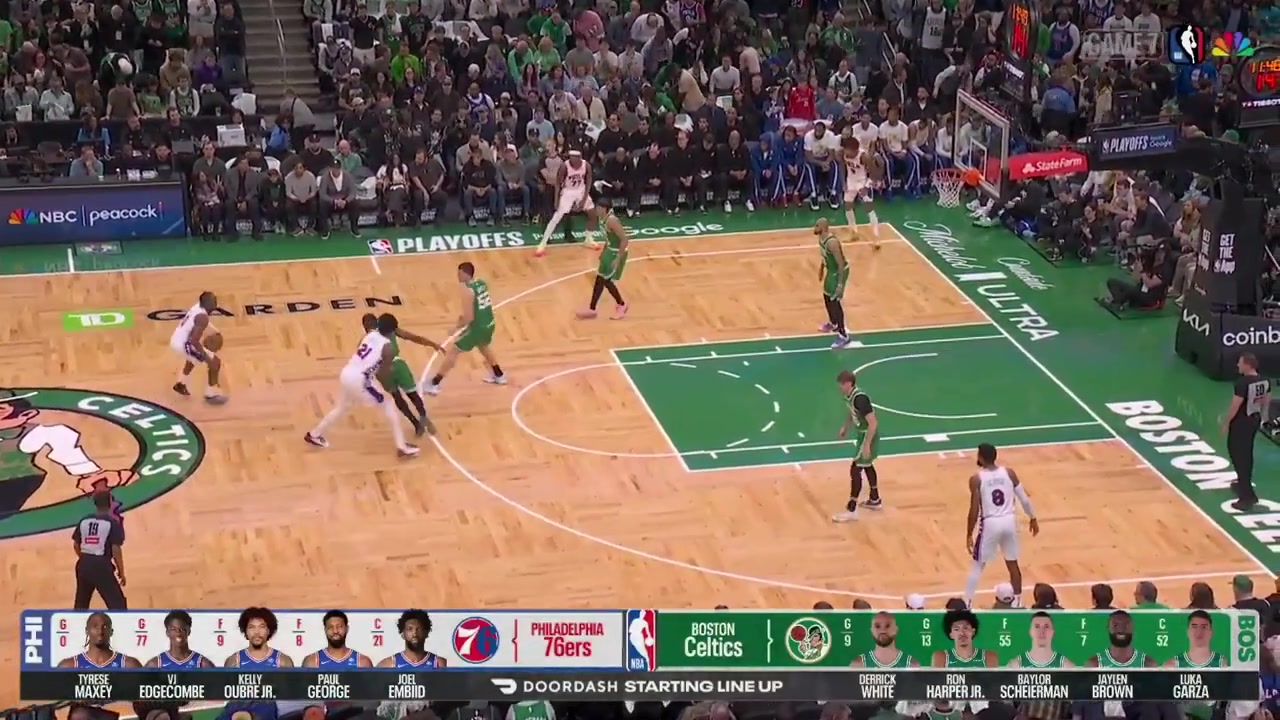 Tyrese Maxey full highlights vs Boston Celtics tonight 109-100 W - Game 7 - First Round of the 2026 NBA Playoffs30 Points on 1118 FG 611 24 from 3 66 FT 11 Rebounds 7 Assists 1 TOV 4 PF and a - of 8 in 4515 minutes played