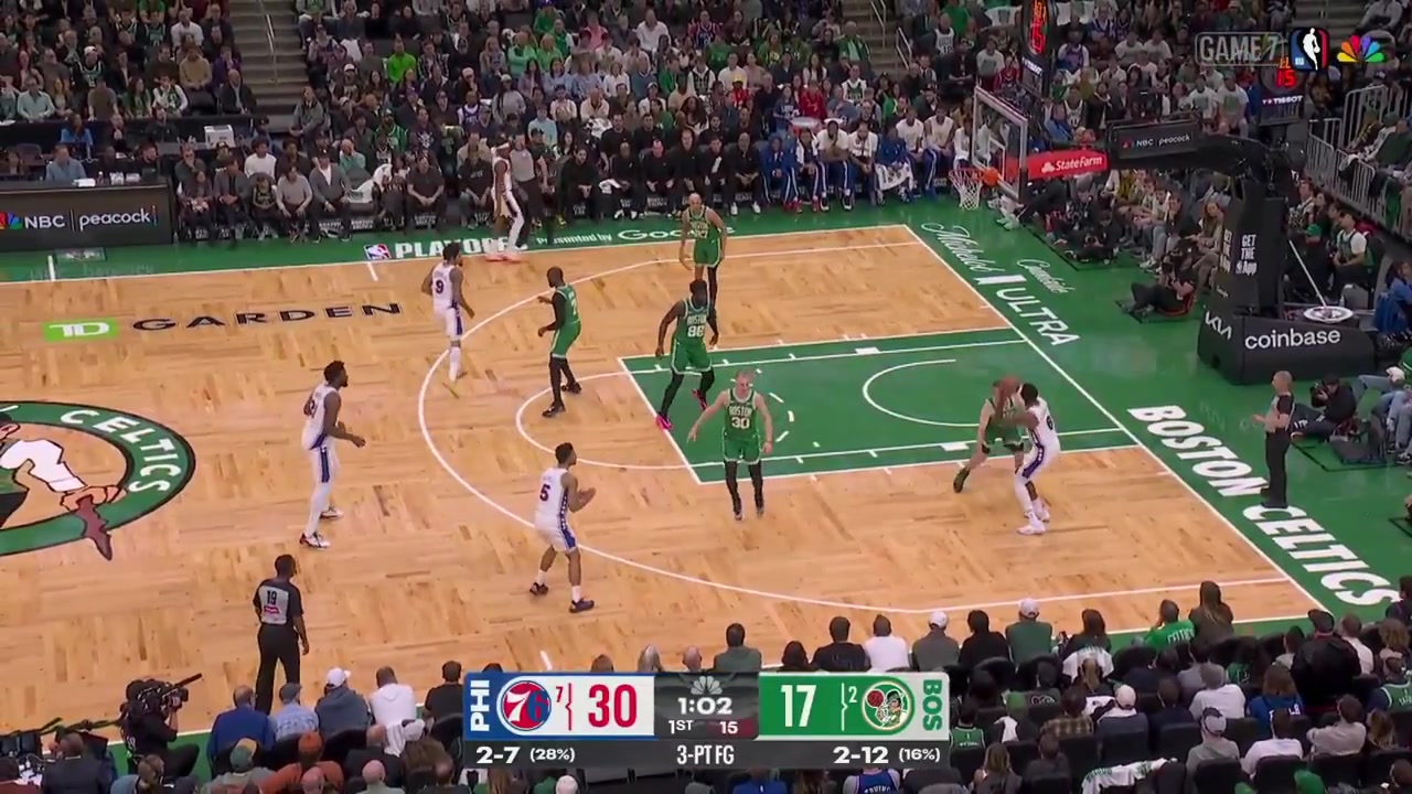 Neemias Queta full highlights vs Philadelphia 76ers tonight 109-100 L - Game 7 - First Round of the 2026 NBA Playoffs17 Points on 78 FG 875 33 FT 12 Rebounds 1 Off Reb 1 Assist 1 TOV 5 PF and a - of 9 highest on his team in 3233 minutes played