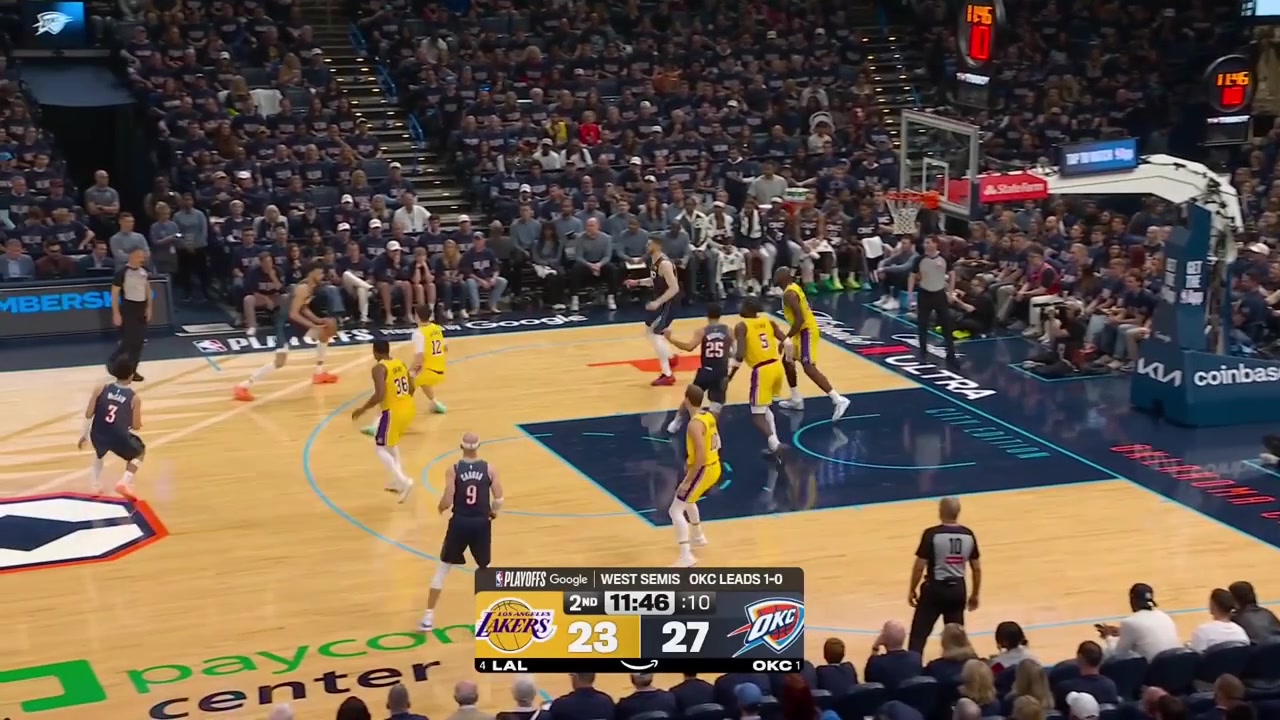 Jared McCain full highlights vs Los Angeles Lakers tonight 125-107 W - Game 2 - Western Semifinals - 2026 NBA Playoffs18 Points on 711 FG 636 45 from 3 1 Turnover 3 PF and a - of 1 in 1744 minutes off the bench