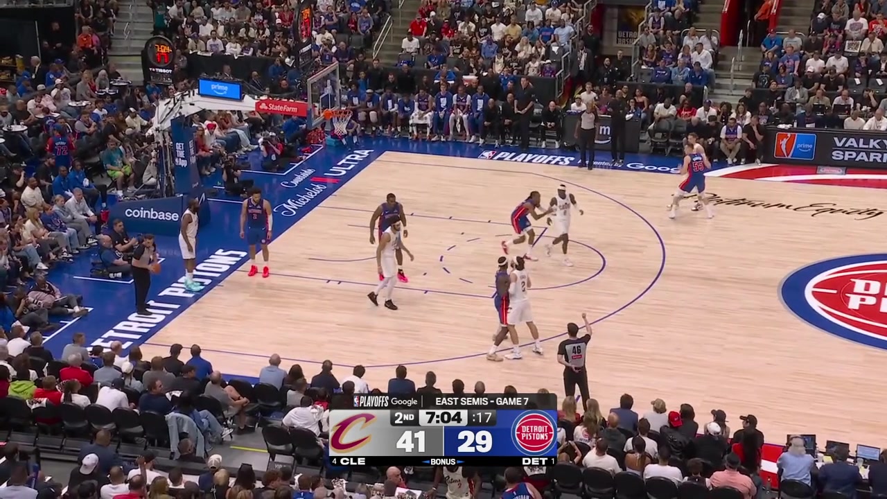 James Harden's lazy inbound pass gets intercepted and Duncan Robinson hits Dennis Schroder in the face at the other end called for the offensive foul remained so upon reviewWith replaysAnd Schroder will not win the German Emmy