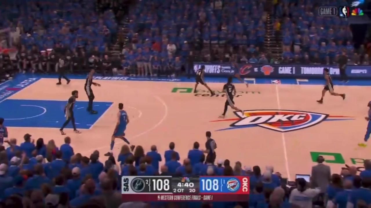 Spurs defensive stops in double-overtime