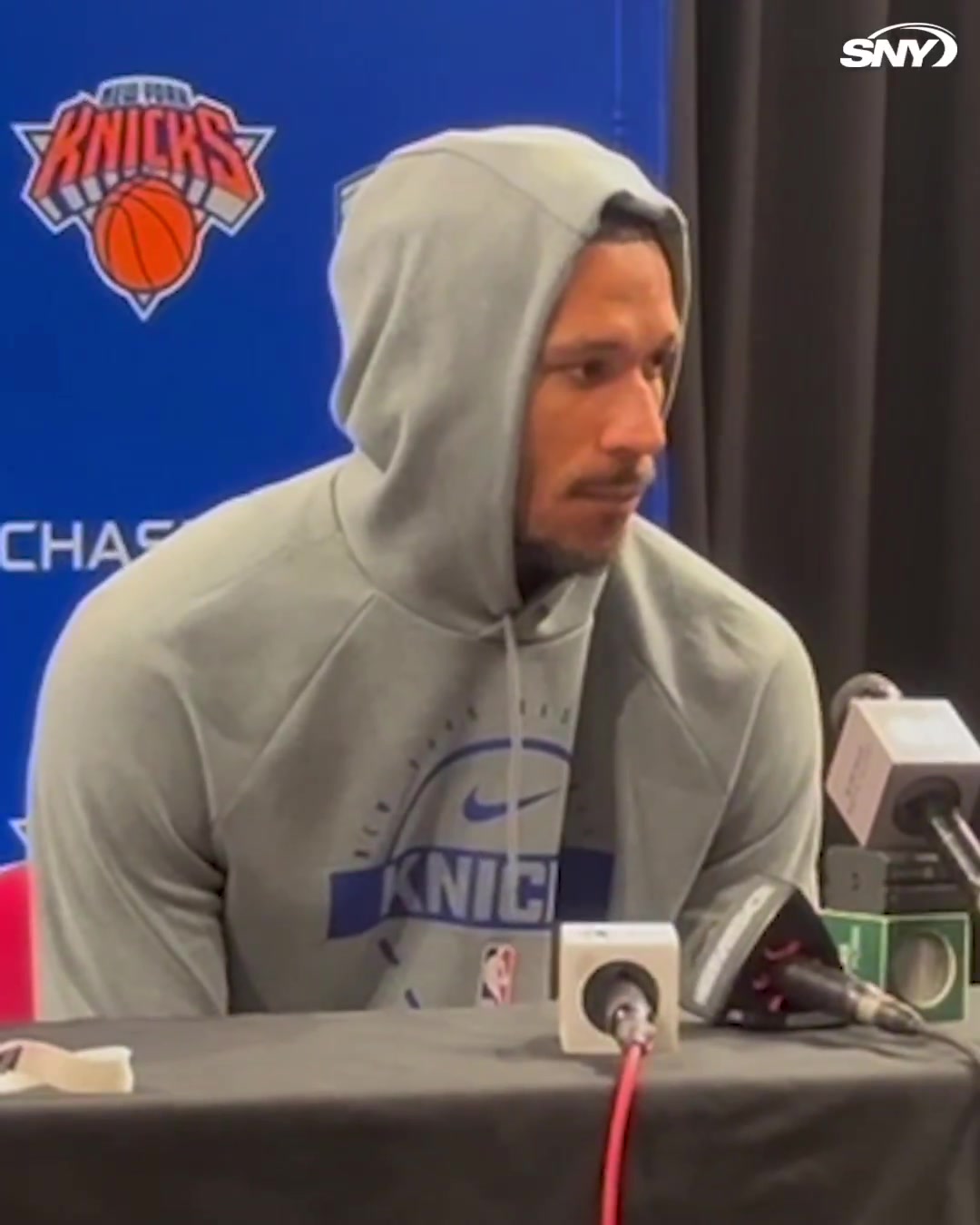 Josh Hart on what he thought when James Dolan said the Knicks must get to the NBA Finals this seasonWe better do it or we're going to get traded