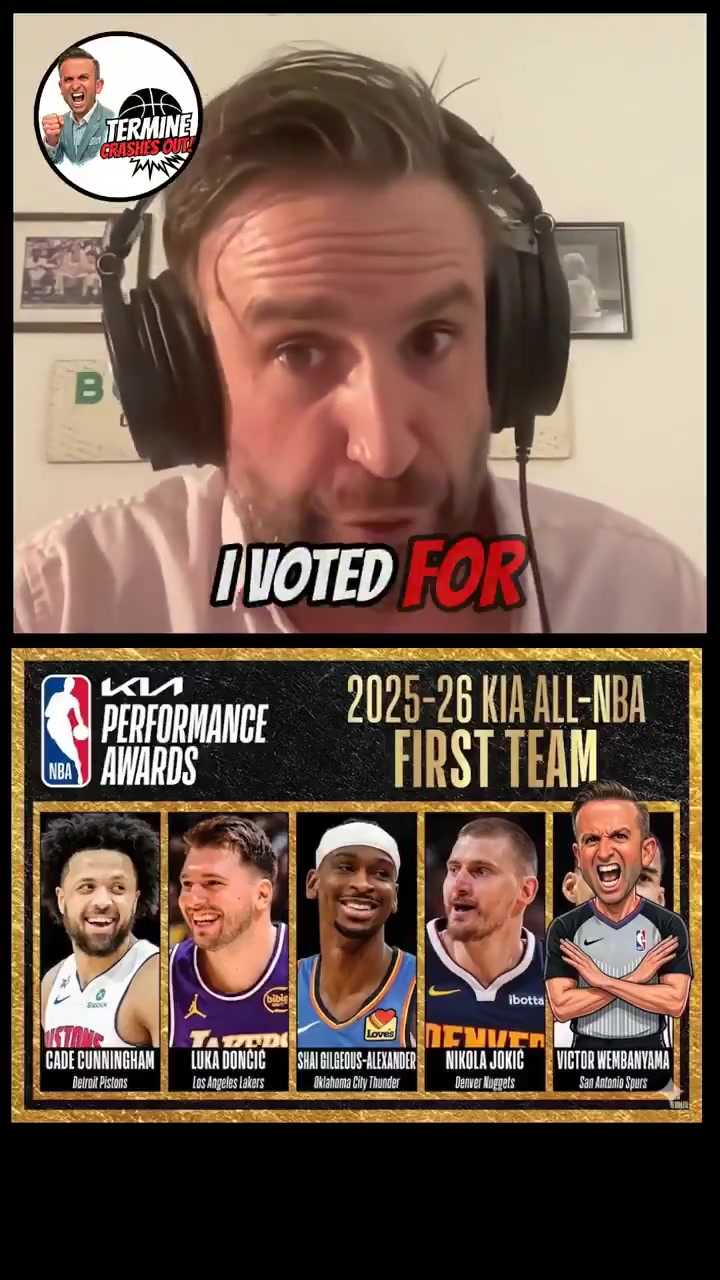 Justin Termine explains why he was the sole voter to not have Wembanyama 1st team all-nba