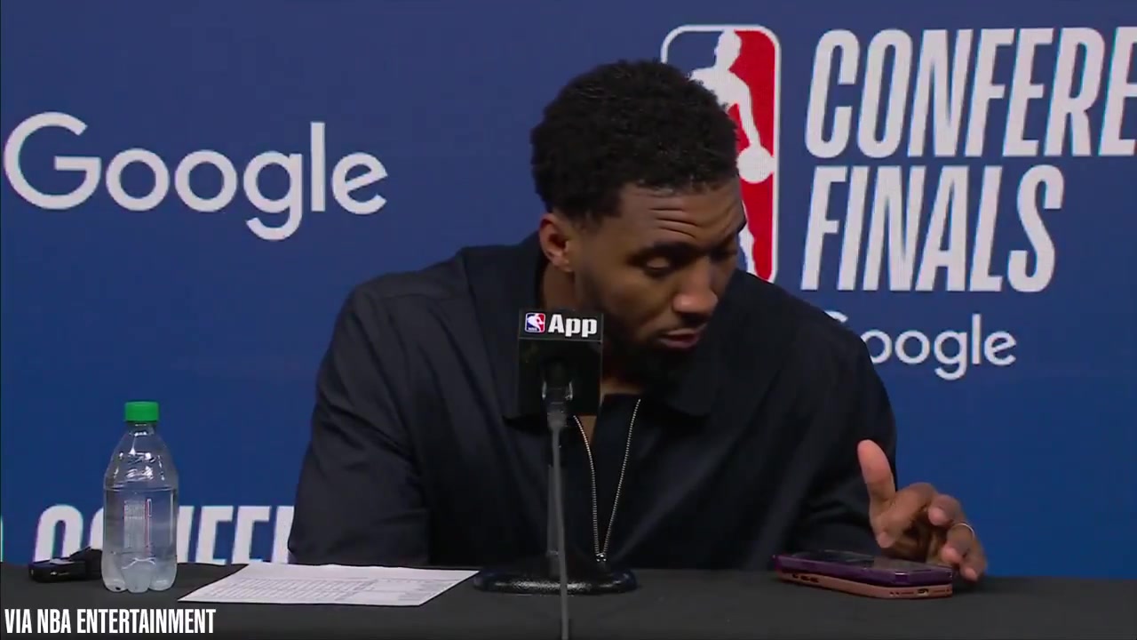 Donovan Mitchell speaks highly of James Harden This man changed the game of basketball in ways we have never seen before We live in such a ring-dominant culture that we were willing to write a guy off a guy that has transcended basketball 75 years no one has done what he does