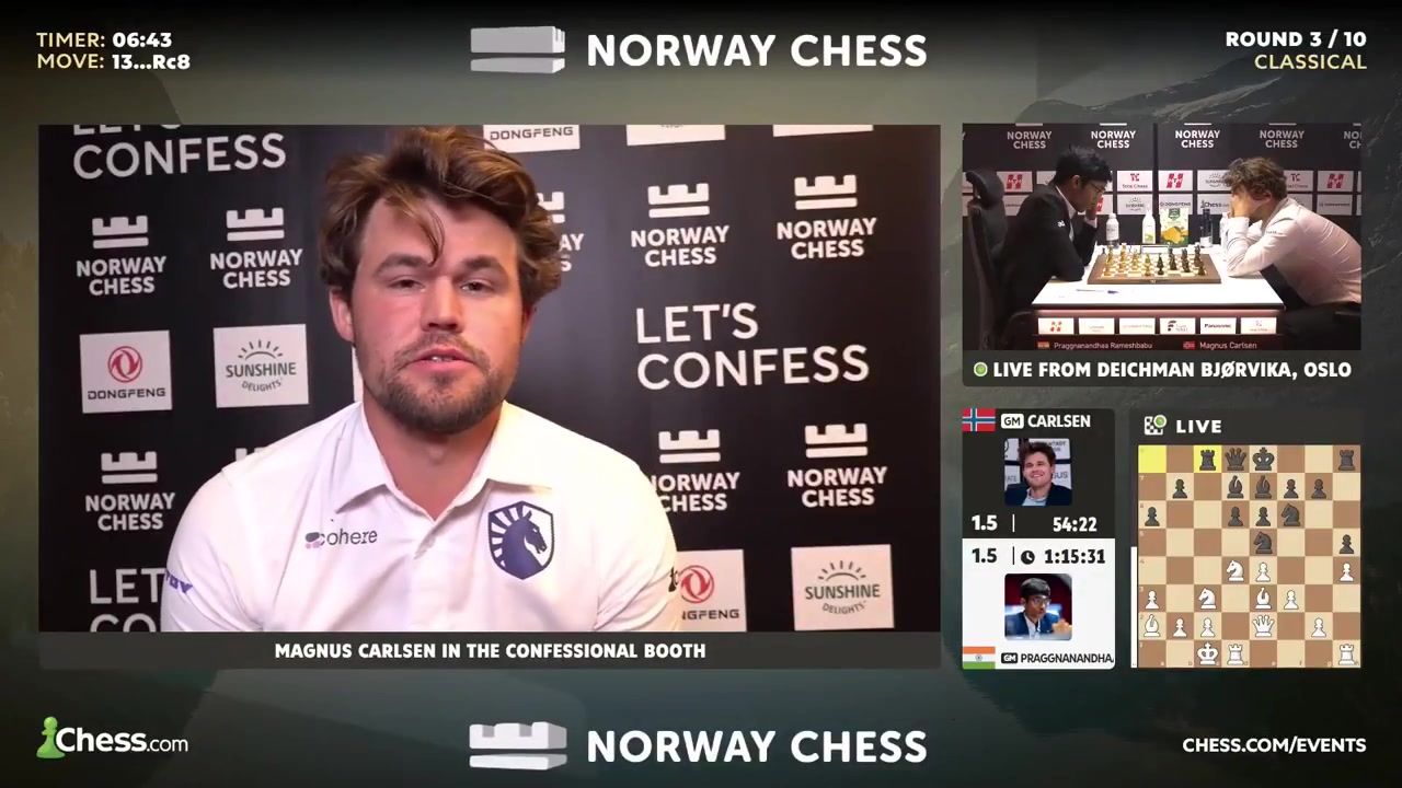 The best chess player in the world Magnus Carlsen criticizes the NBA application We have one of the best series in years going on right now in the Western Conference Finals and when people have 'No Spoilers' on in the application they expect no spoilers So do better