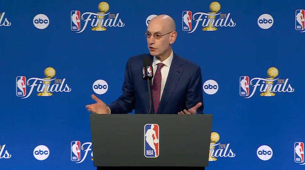 Adam Silver on Wemby He's a huge personality I've enjoyed getting to know him Players come along every once in a while having this incredible skill love the promotional side of it and want to play that role for the league His highlights were blowing up the Internet before coming into the NBA