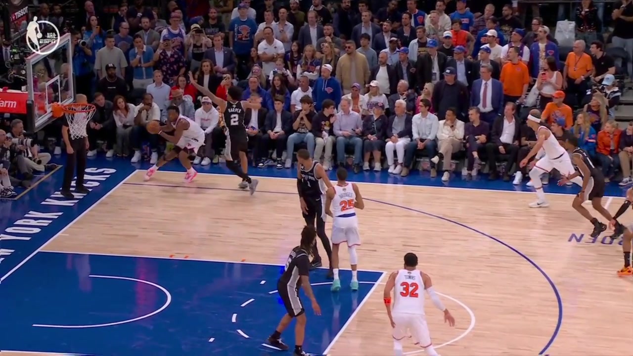 OG Anunoby's tough corner 3 keeps the Knicks alive