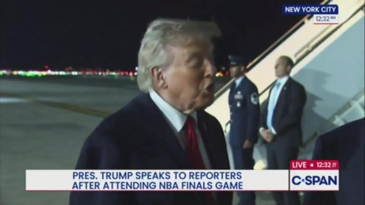 C-SPAN The President on Stephen A Smith saying he would blame him if the Knicks lost tonight I think he's a nice guy but you need a certain aptitude to run for president You need a high IQ I don't really think Stephen A Smith has that