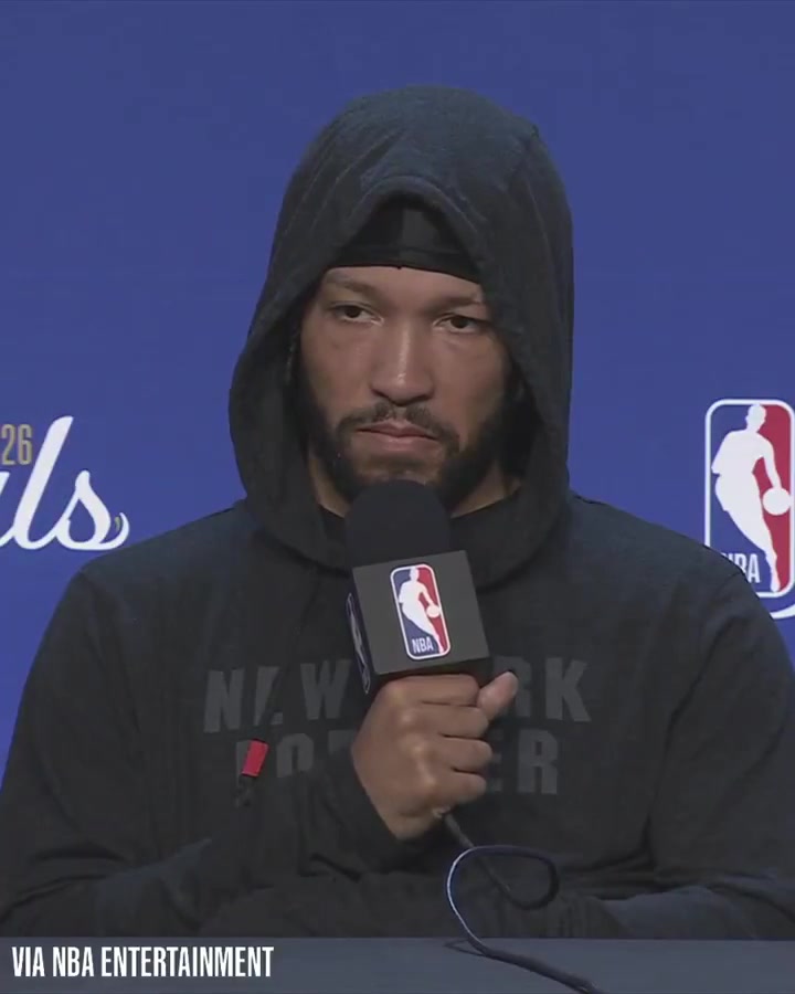 Jalen Brunson was asked if it feels like the Knicks are one win away from a championship0-0