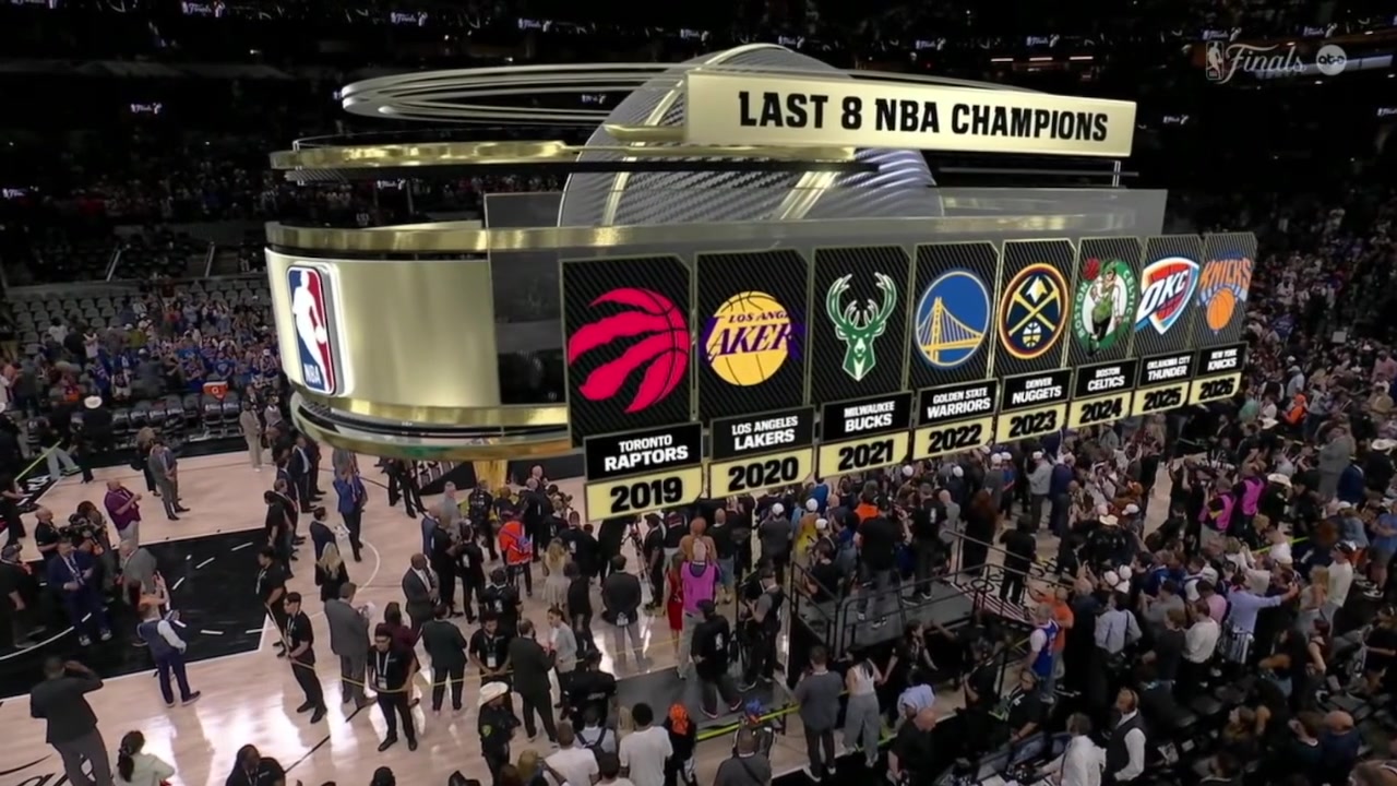 There Have Been 8 Different NBA Champions the Last 8 Seasons the Most Consecutive in NBA History