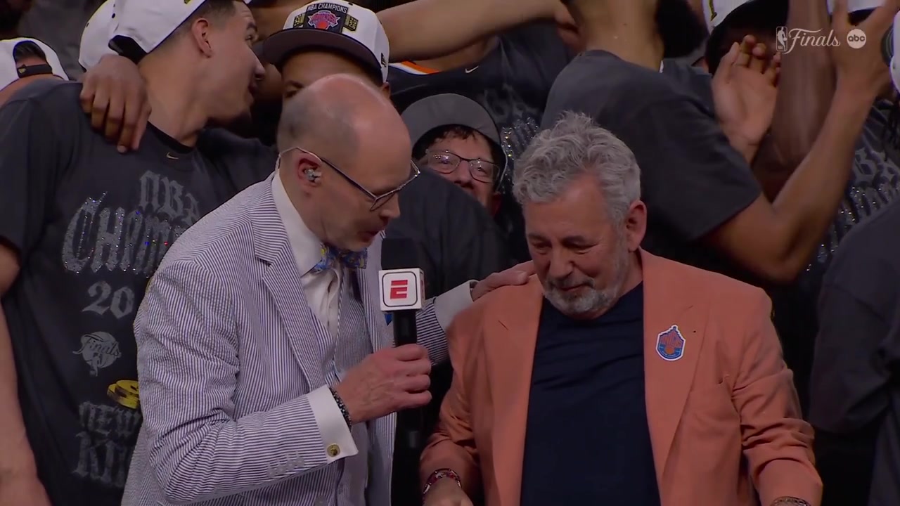 James Dolan full interview after the Knicks won a championship
