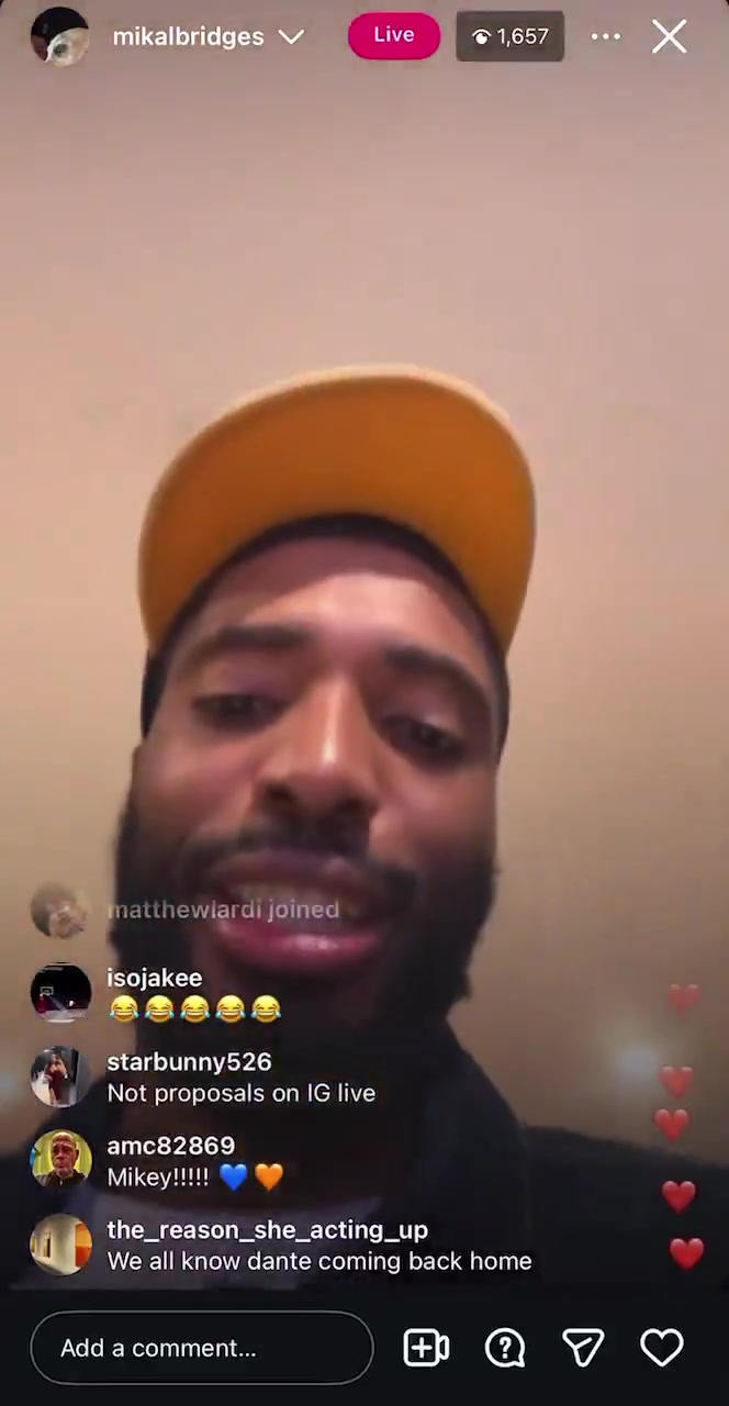 Mikal Bridges says Chris Paul sent him a helmet after being traded to the Nets cause people play football in the eastShoutout CP3 you a fing troll my na man My vet Old ass