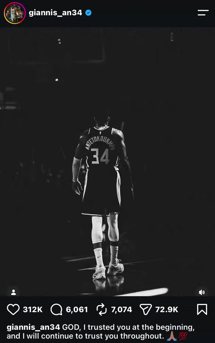 Been 4 Hours Since Giannis Posted This Still NOTHING