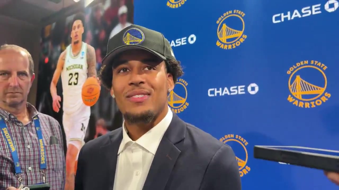 Slater Yaxel Lendeborg on his early conversations with Steve Kerr He doesnt normally play rookies as much He has a history of that But the way the team is looking right now Im going to have a really good chance to play maybe even start