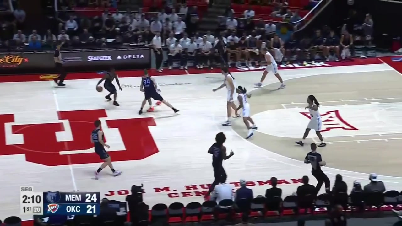 Zach Cleveland with a nice reverse layup