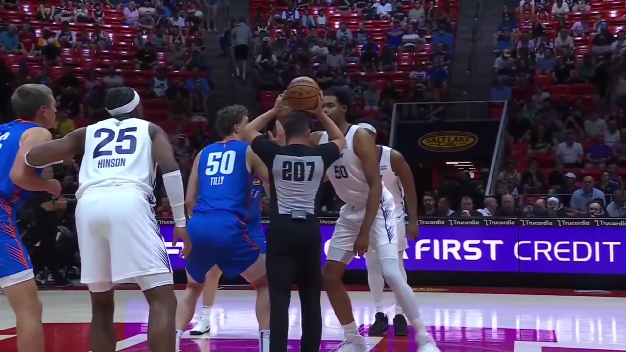Jonas Aidoo full highlights vs Oklahoma City Thunder 103-64 W - Salt Lake City Summer League16 Points on 78 FG 875 11 from 3 11 FT 14 Rebounds 3 Off Rebs 1 Assist 1 TOV 4 Blocks 2 PF and a - of 22 in 2143 minutes played