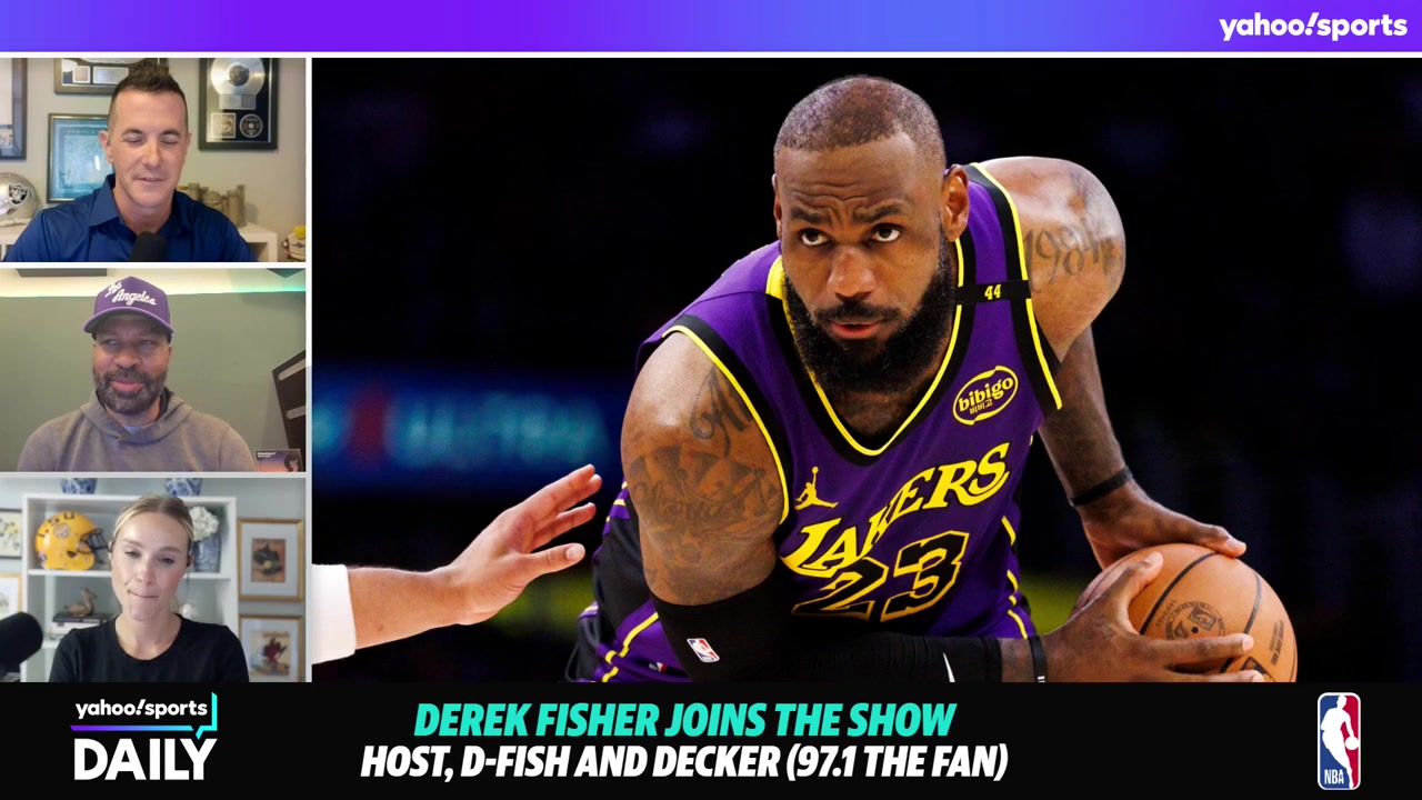 Derek Fisher A lot of people in LA didnt love LeBrons time here A lot of people have celebrated him leaving People have moved on