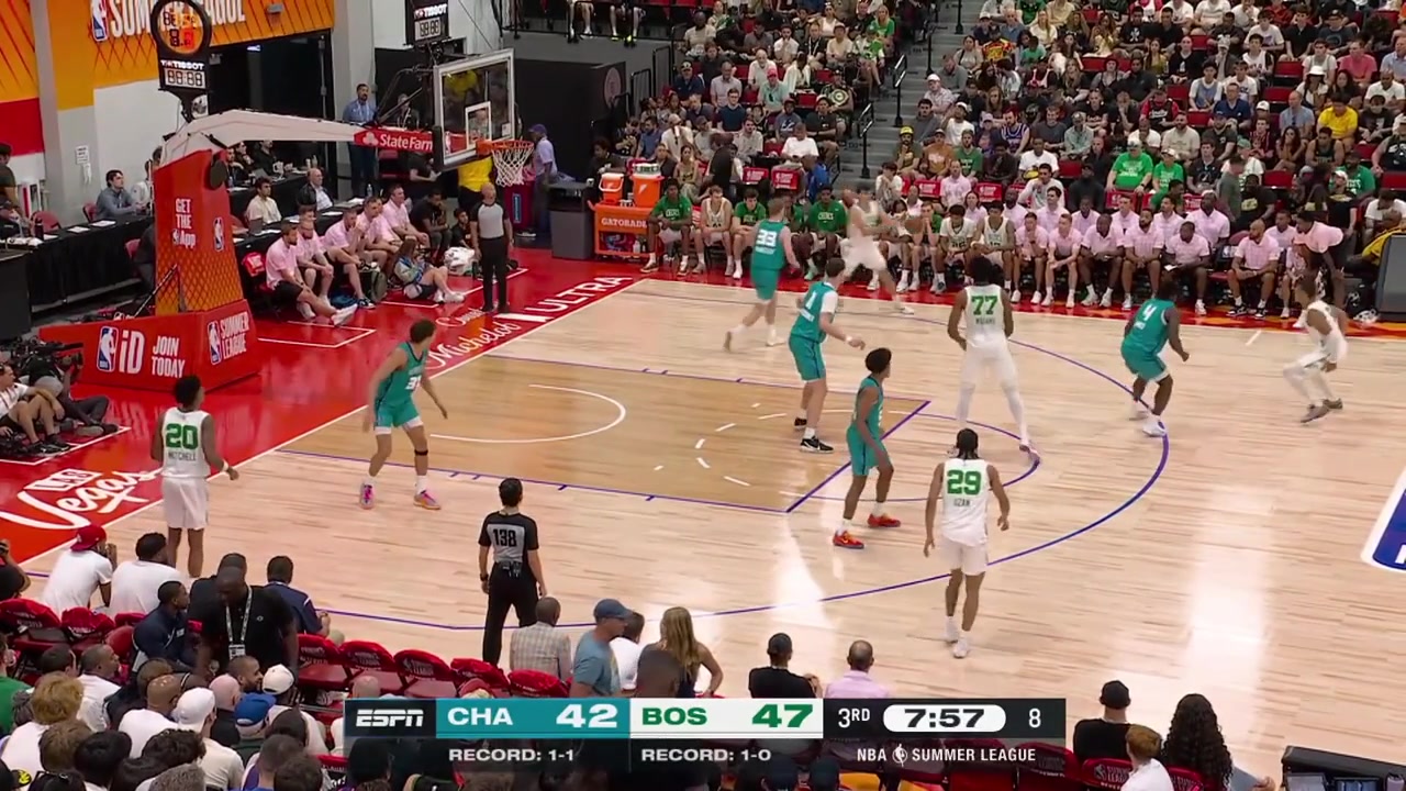 Ryan Kalkbrenner with a double block on Amari Williams Dillon Mitchell blocks Sion James and Liam McNeeley blocks Mitchell at the other end with replays