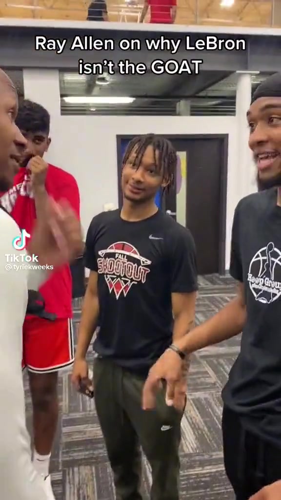 Ray Allen tells young fan LeBron can never be in consideration for GOAT because he cannot dribble shoot 3s or free throws