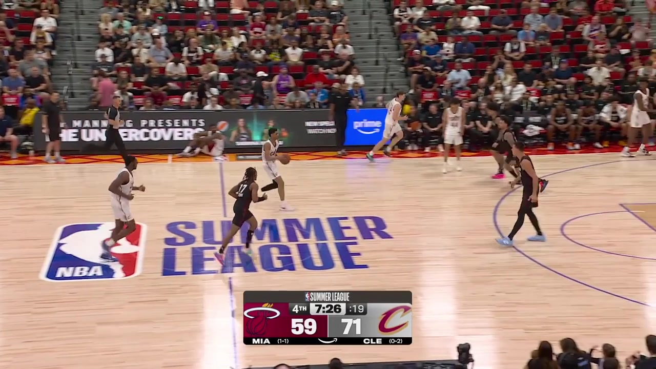 Meleek Thomas recovers the ball misses Vladislav Goldin tries to send an outlet pass under the pressure of Thomas it hits the rim and gets deflected to Thomas who scores the easy layup to give him 35 points