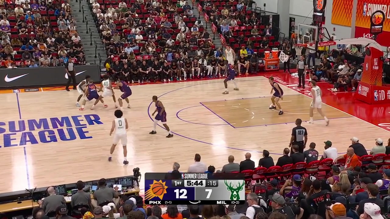 Brayden Burries first quarter highlights vs Phoenix Suns - 8 Points on 33 FG 22 from 3 and 1 assistA step back 3 a nice drive and layup an assist to Bogoljub Markovi for the corner 3 over Khaman Maluach a nice pass that ends in a foul and 3-pointer after faking Sam Hoiberg
