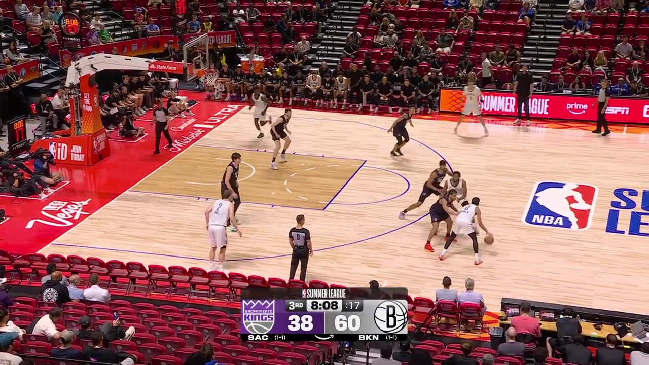 Chaney Johnson with the putback dunk Drake Powell with the steal and the fastbreak dunk and Johnson with the And-1 fastbreak layup with replaysThe Nets are unstoppable today