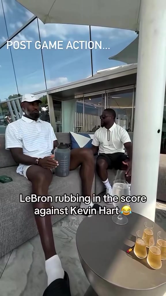 LeBron James Was Out Today Golfing With Kevin Hart