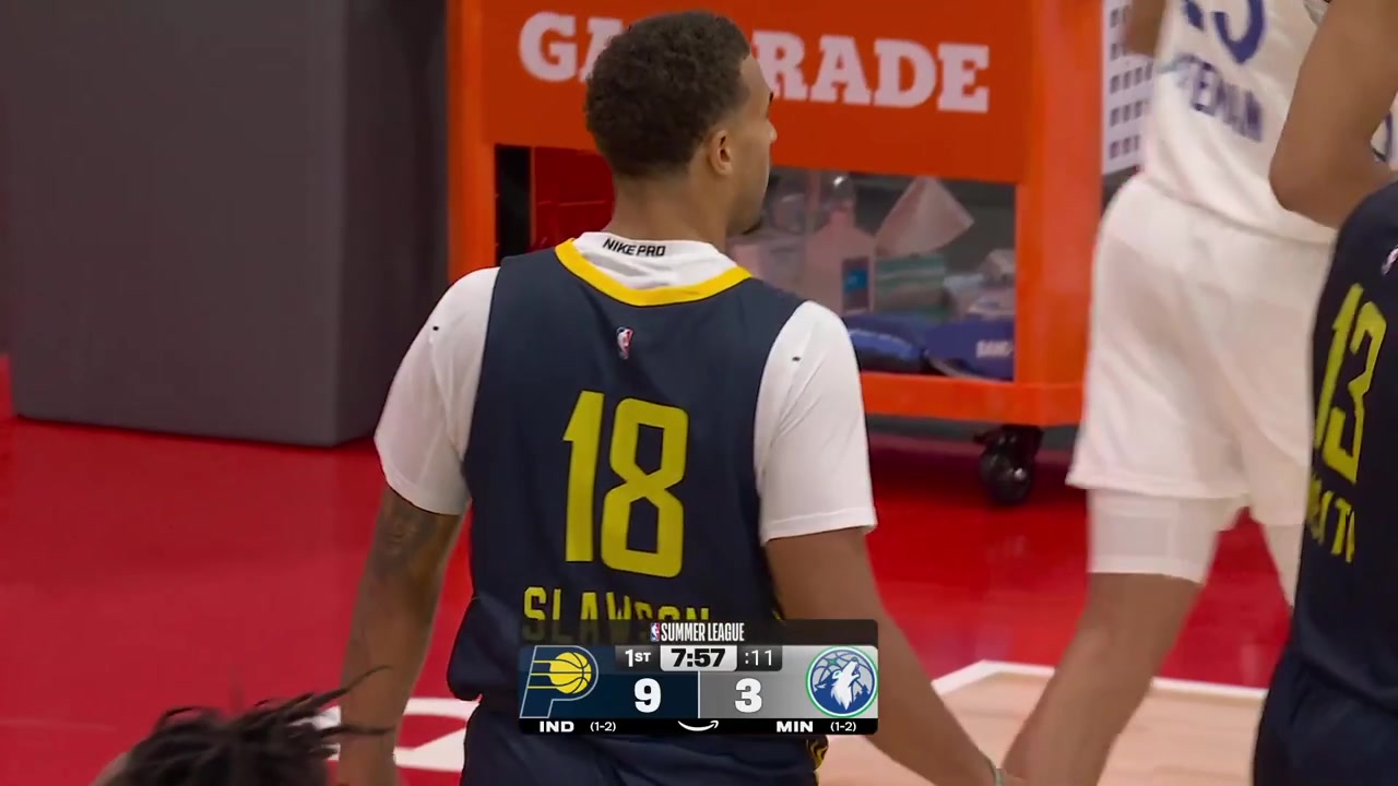 Nate Santos with back to back 3s to continue his superb 3-point shooting in the Summer League 37 3PM on 500