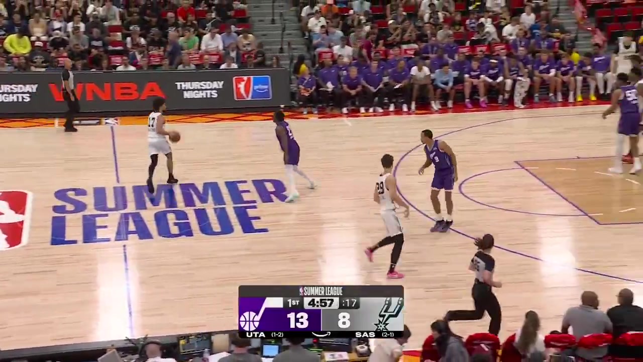Hyunjung Lee full highlights vs Utah Jazz 94-82 W - Las Vegas Summer League22 Points on 511 FG 455 47 from 3 571 44 FT 5 Rebounds 4 Off Reb 2 Steals 1 Block 1 PF and a - of 15 in 2227 minutes played off the bench