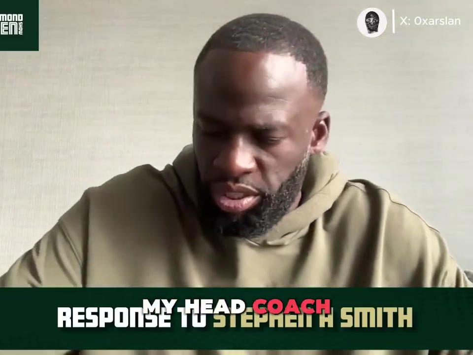 Draymond Steve Kerr came up to me and he said 'Man it's become incredibly hard to support you publicly' I said back to him 'Don't I'm fine I don't need you to support me publicly I could see the weight lifted off his shoulders You think I won't have the same sentiment to Stephen A
