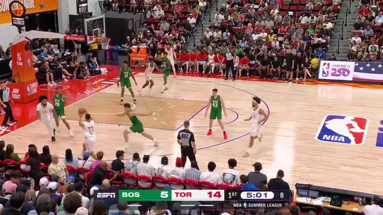Chris Cenac Jr full highlights vs Toronto Raptors 83-80 W in OT - 2026 Las Vegas Summer League14 Points on 513 FG 385 24 from 3 11 FT 10 Rebounds 5 Off Rebs 1 Steal 4 Blocks 3 turnovers 3 PF and a - of 8 in 2857 minutes played off the bench