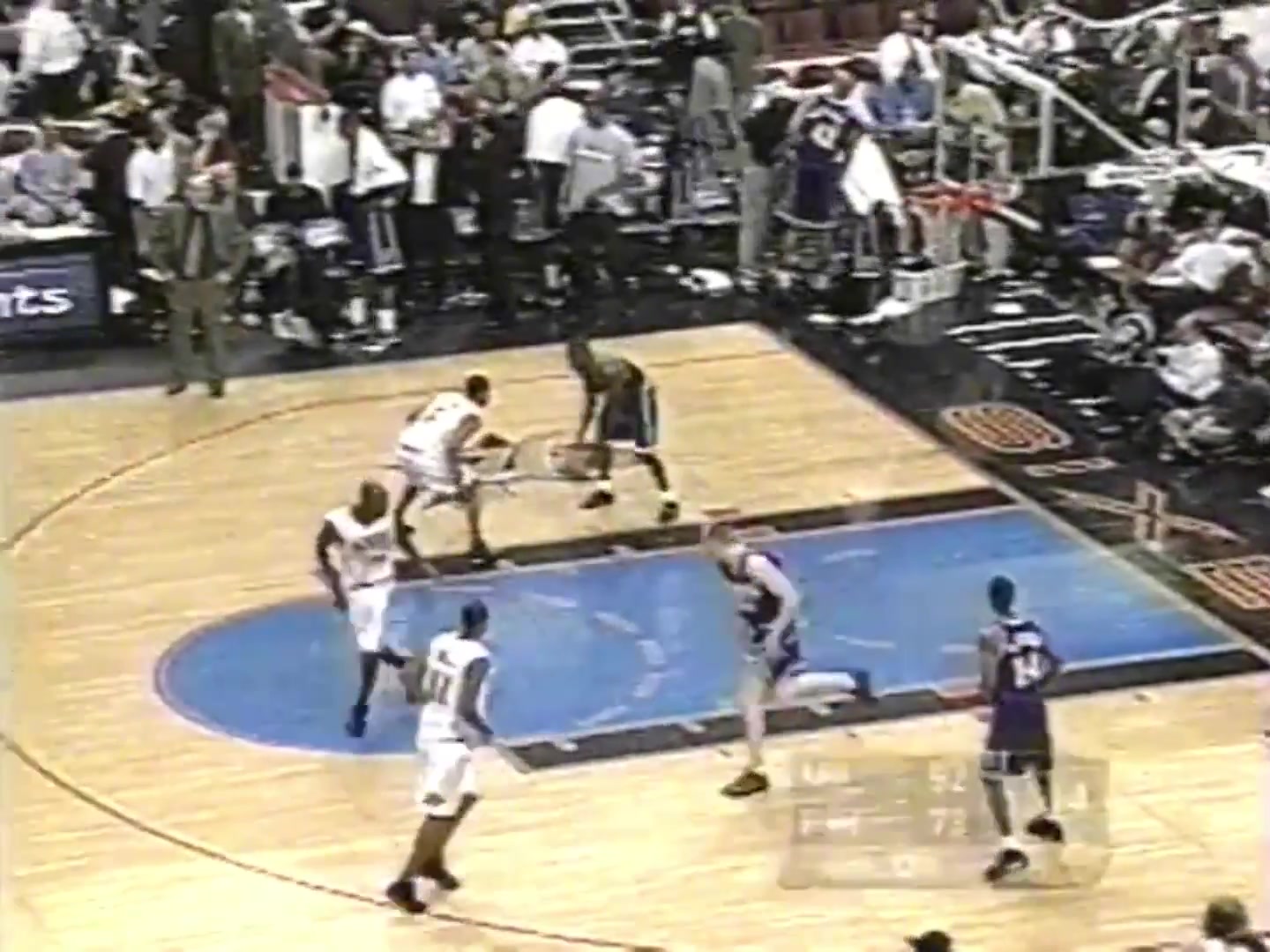 Rafer Alston is whistled for a travelling violation 30 seconds after checking into Game 2 of the 2001 ECF A move that would be perfectly acceptable in todays game