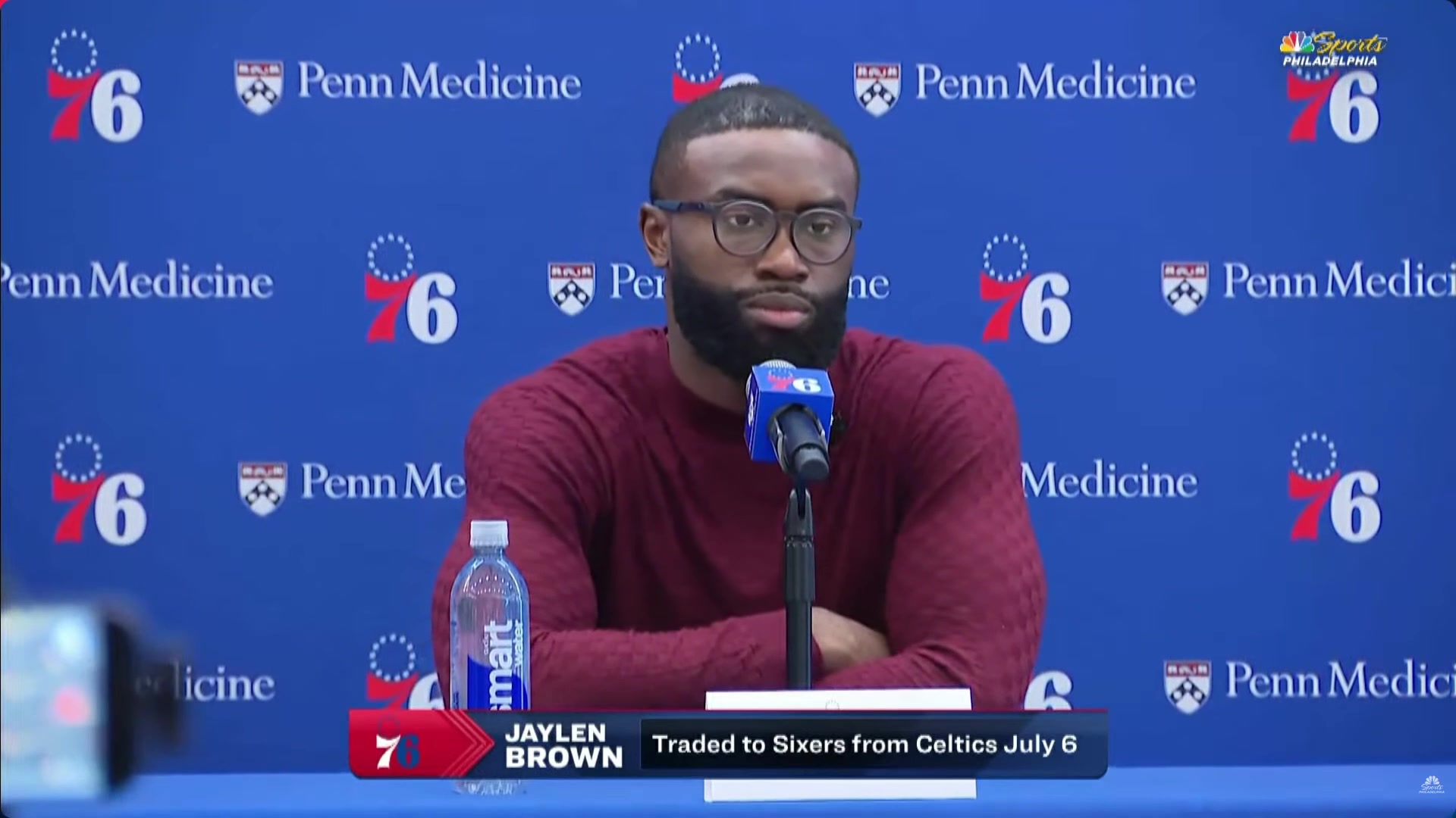 Jaylen Brown on what the team most needs from himI'm not sure completely yet I think we'll figure it out as time goes on I'm excited just to be myselfOne thing I can promise the city and the organization and the coaching staff - that I'm coming every single day and be myself