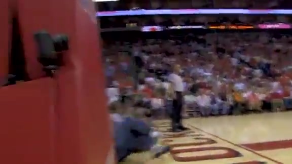 A guy offered me some beer I was gonna take a sip but there were too many cameras Ron Artest talks about the other time he ended up in the stands as Yao Ming breaks down laughing