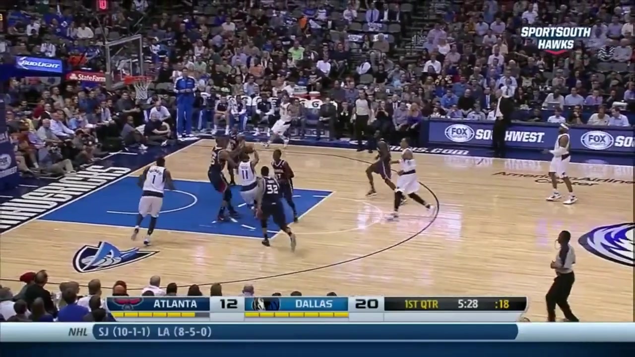 20-year-old Dennis Schrder scores his first basket in the NBA with a replay 10302013