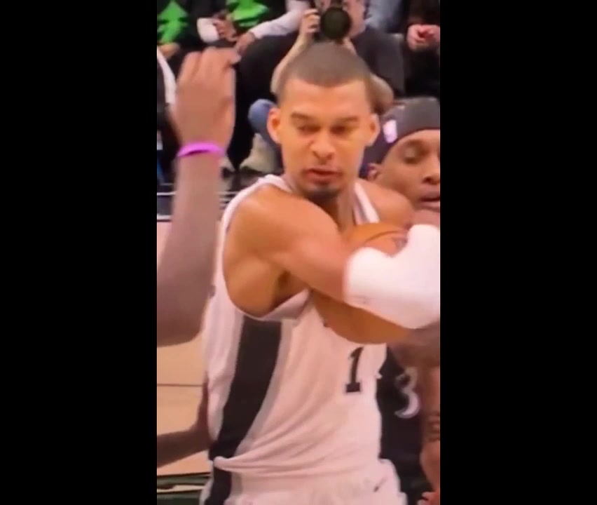Wembanyamas rough and emotional plays in this years playoffs