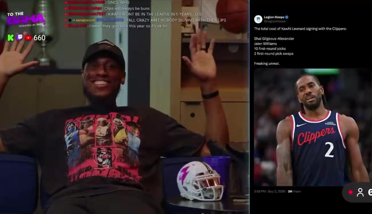 Thaddeus Young says even though the Clippers lost 5 draft picks theyre still not in a bad positionBecause they made three trades before this actually happened Which makes me believe also they knew something was coming