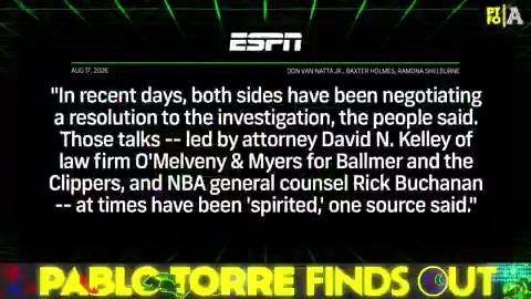 PTFO The NBA was looking forward to settling and negotiating down the Clippers' punishment The Clippers fundamentally refused to settle and undercut the investigation at every turn giving the version of their defense to ESPN as the NBA's findings