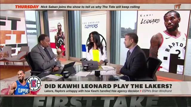 Stephen A Smith in 2019 on allegations against ClippersKawhi - I'm here to tell you right now we don't care we don't care SAS is now outraged at Kawhi for supposedly blackmailing the Clippers