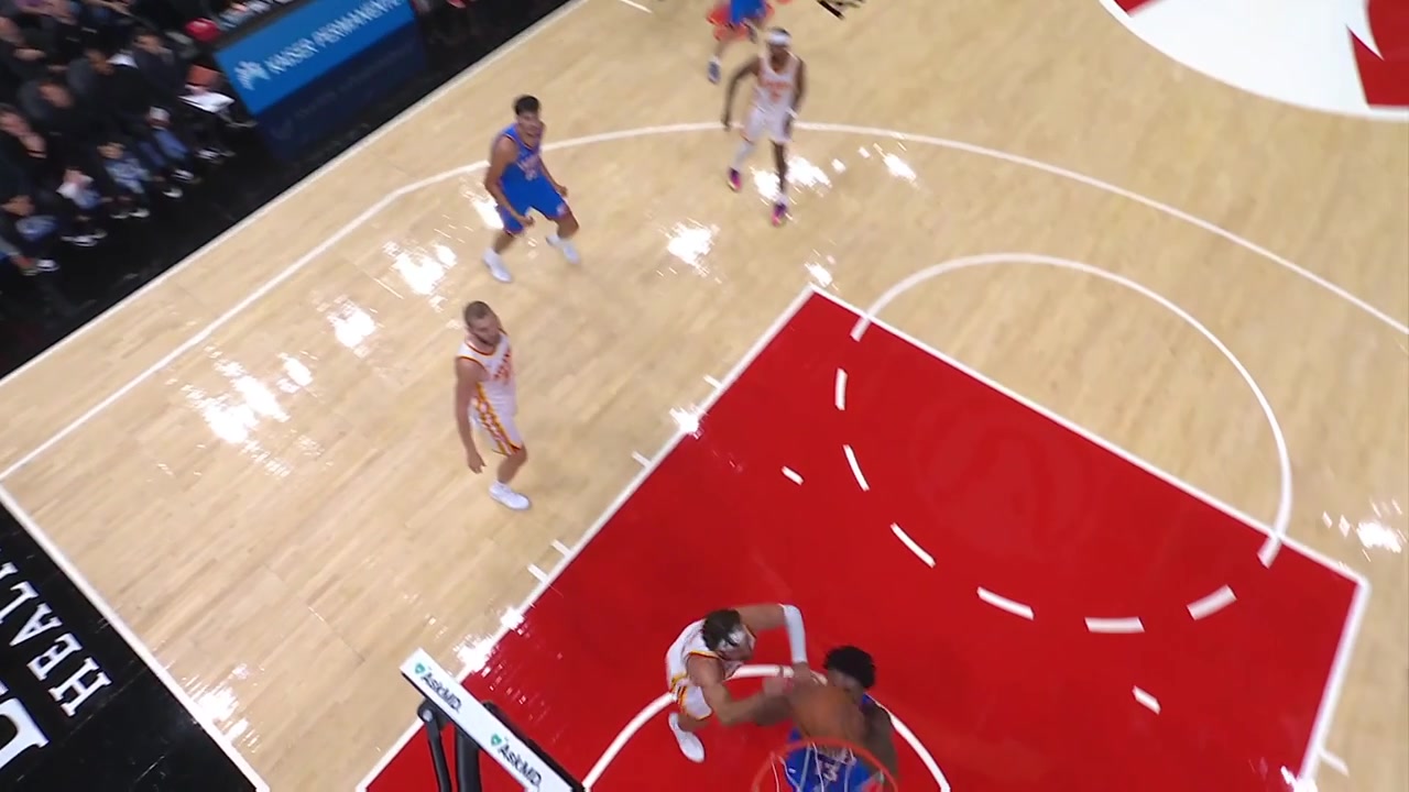 Jock Landale dunks it on Aday Mara and blocks Otega Oweh at the… - NBAclips