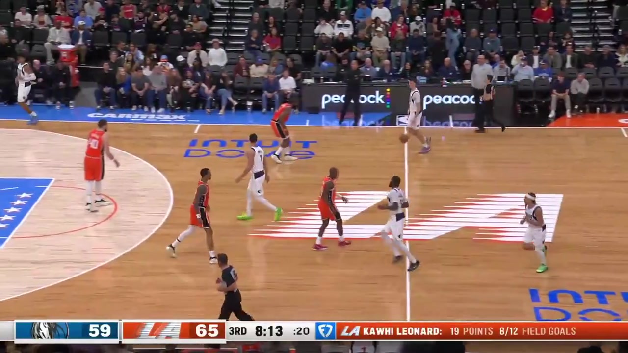 Flagg takes it inside for the slam