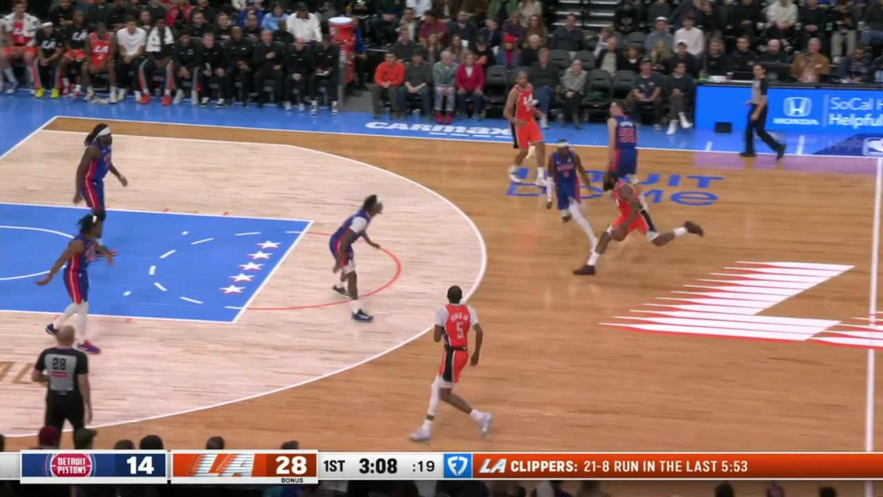 The rookie Yanic Konan Niederhuser with the ferocious putback dunk with replays