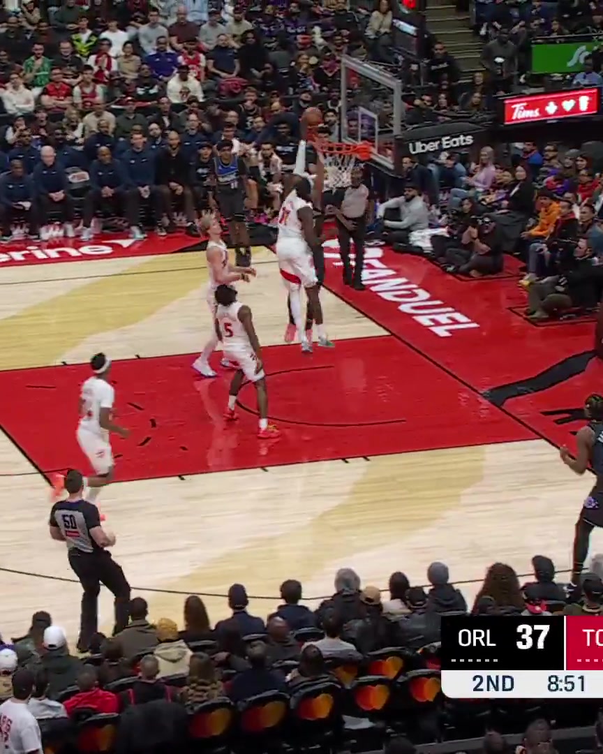 Mo Bamba erases Desmond Bane's layup attempt