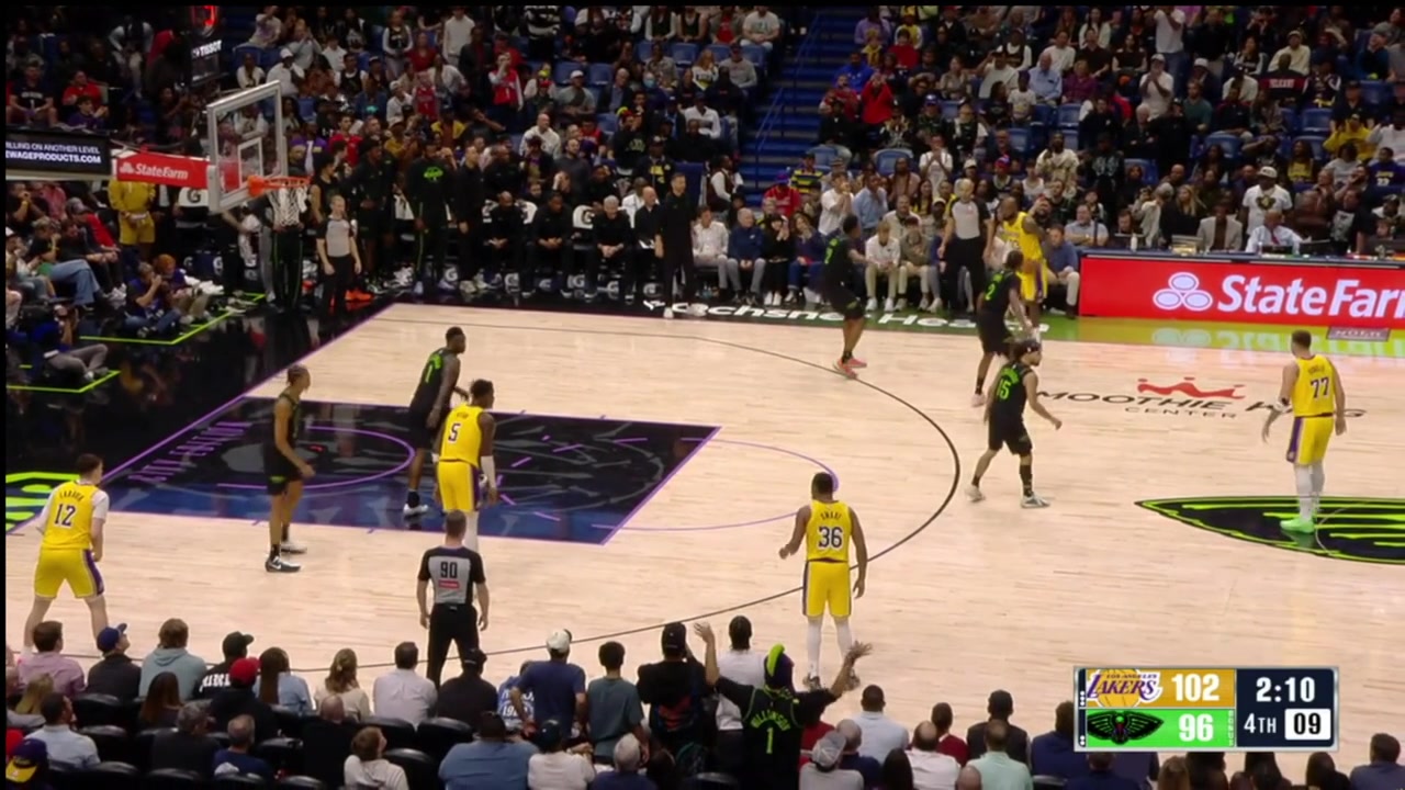 Luka hits a ridiculous shot to beat the clock falling out of bounds