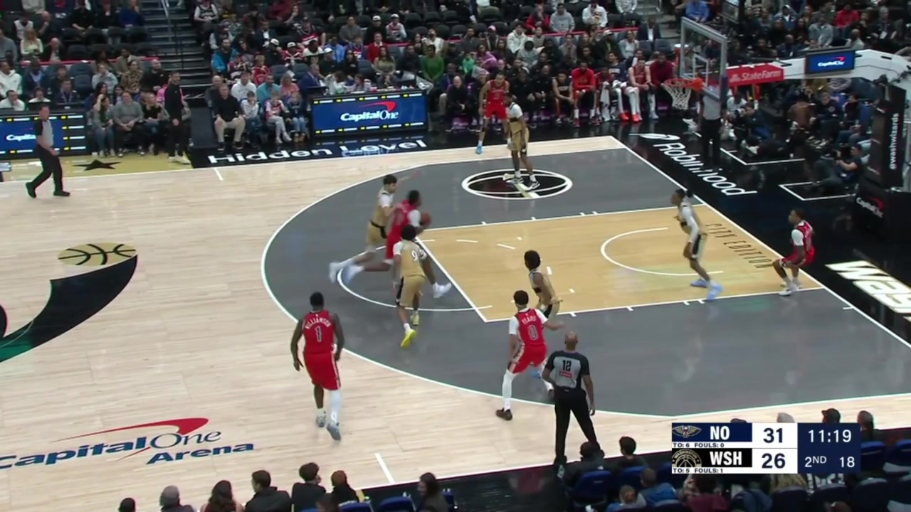 Lowlight Wizards and Pelicans exchange disastrous fastbreak opportunities