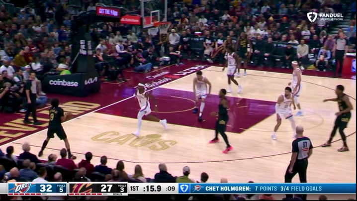 SGA gets the close out block forces an errant pass