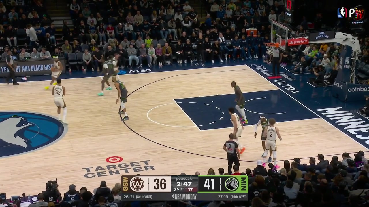Lowlight Anthony Edwards with a loud OH MY GOD after a missed layup by Brandin Podziemski The broadcast crew start laughing about it